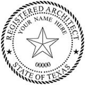Registered Architect<BR>Embossing Seal