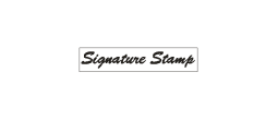 RS-SIG - Traditional Signature Stamp