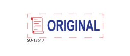 SU-13517 - 2 Color "Original" <BR> Title Stamp