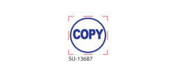 SU-13687 - Small "Copy" <BR> Title Stamp
